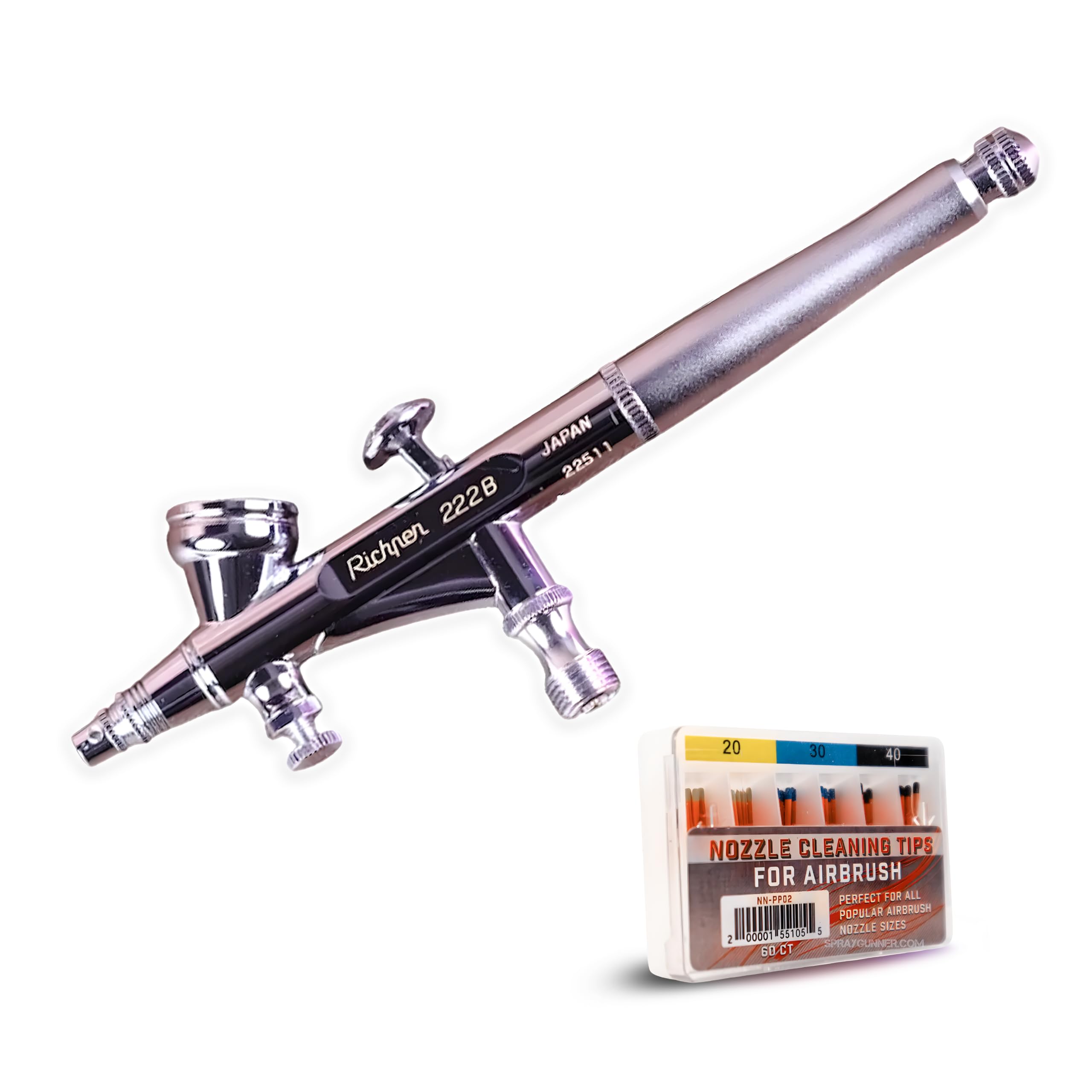 リキッドハイライター2点＋ブラシ Amazon.com: RichPen Phoenix 222B 0.2mm Gravity Feed Airbrush & NO